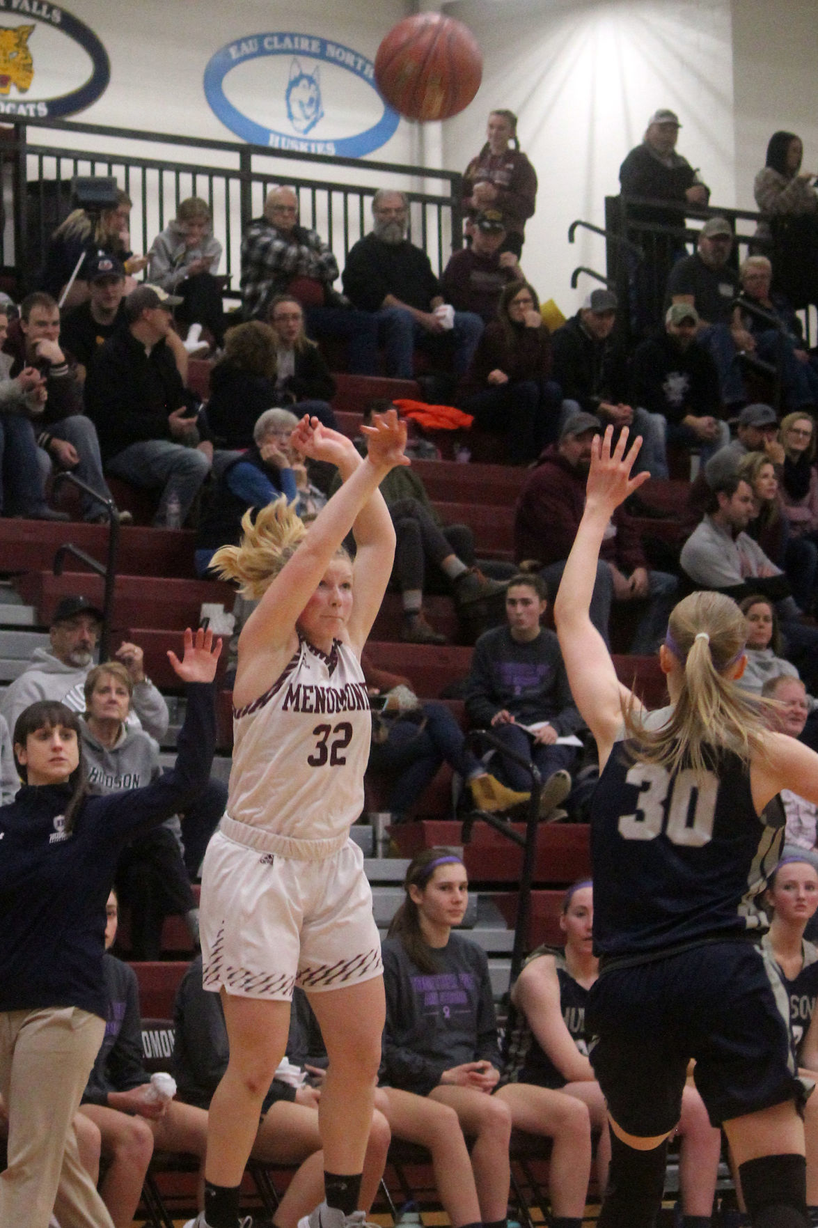 Hudson at Menomonie girls basketball 1-10-20